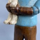 Tintin and Milou - antique wooden toy figure -