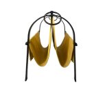 Industrial wrought iron newspaper holder
