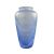 Blue vintage veil glass vase