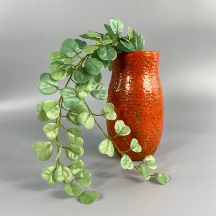 Retro Tófej narancssárga kerámia váza