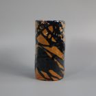 Extravagant abstract glazed ceramic vase