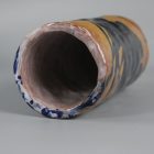 Extravagant abstract glazed ceramic vase
