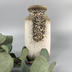   Mid-century Fat Lava natural style ceramic vase by Scheurich 