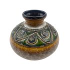 Natural vintage shabby chic round vase