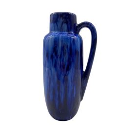 West Germany skyblue vase by Scheurich from the 70s
