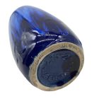 Scheurich égkék füles váza a 70-es évekből - West Germany 