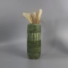 Heinz Siery Mid-century olívazöld nagyméretű váza 