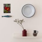 West Germany pasztell kancsó, váza 