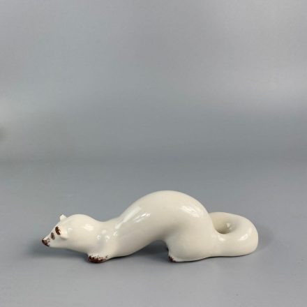 LFZ- hermelin porcelán figura 1970-es évekből -