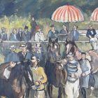 Parisian Horse Race - 1920 -
