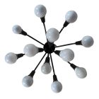 Huge Sputnik-style mid-century ceiling chandelier by Csanádi