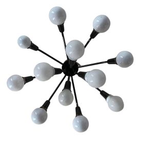   Huge Sputnik-style mid-century ceiling chandelier by Csanádi