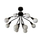 Huge Sputnik-style mid-century ceiling chandelier by Csanádi