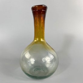19th century blown glass vase/spout/brandy glass