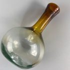 19. századi fújt antik üveg váza/kiöntő/pálinkás