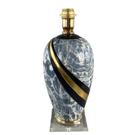 Extravagáns olasz vintage kerámia asztali lámpatest