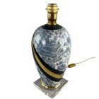 Extravagant Italian vintage ceramic table lamp