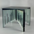 Unique glass  "Matrix" coffee table