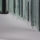 Egyedi üveglapos "Matrix" dohányzóasztal 