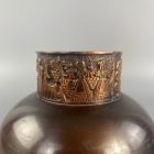 Vörösréz mid-century modern Lignifer kisméretű váza