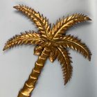 Mid-century palm tree wall decoration