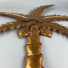 Mid-century palm tree wall decoration