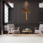 Mid-century palm tree wall decoration