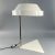Mid-century metal white desk lamp