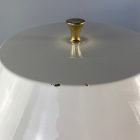 Mid-century metál fehér íróasztal lámpa