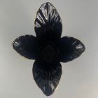 Spanish vintage banana leaf porcelain vase, bowl from 1970