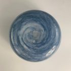 "Galaxis" fújt kézműves üveg tál 