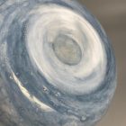 "Galaxy" blown craft glass bowl