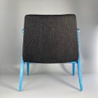 "Amerika Kapitány" retro kék csilalgos fotel