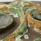 Mid-century kerámia falidísz