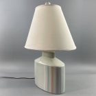 Pair of Leviton mid-century American ceramic lamps