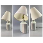 Pair of Leviton mid-century American ceramic lamps