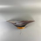 Vintage textile wall lamp