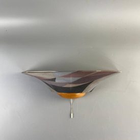 Vintage textile wall lamp