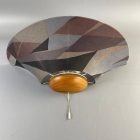 Vintage textile wall lamp