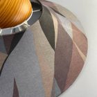 Vintage textile wall lamp