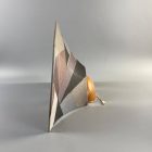 Vintage textile wall lamp