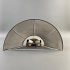 Vintage textile wall lamp