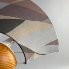 Vintage textile wall lamp