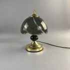 Vintage copper-glass romantic table lamp manufactured by LGA Nuremberg