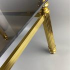 Hollywood regency réz dohányzóasztal