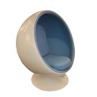 Space Age white ball chair 1960