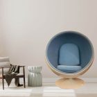 Space Age white ball chair 1960