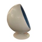 Space Age white ball chair 1960