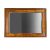 Refurbished carved classic mirror with polished glass