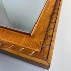 Refurbished carved classic mirror with polished glass